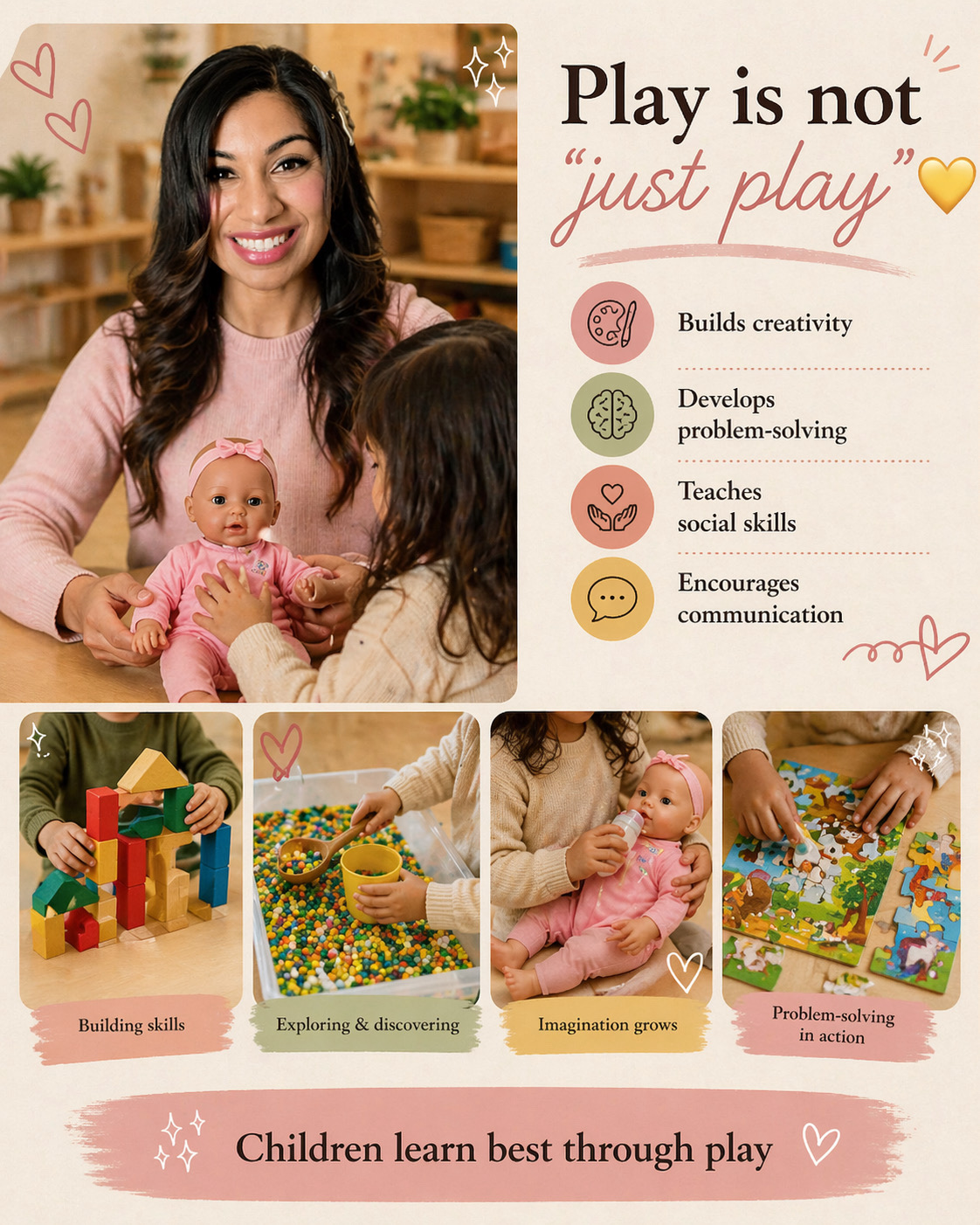 Play is not just play — how play builds creativity, problem-solving, social skills and communication